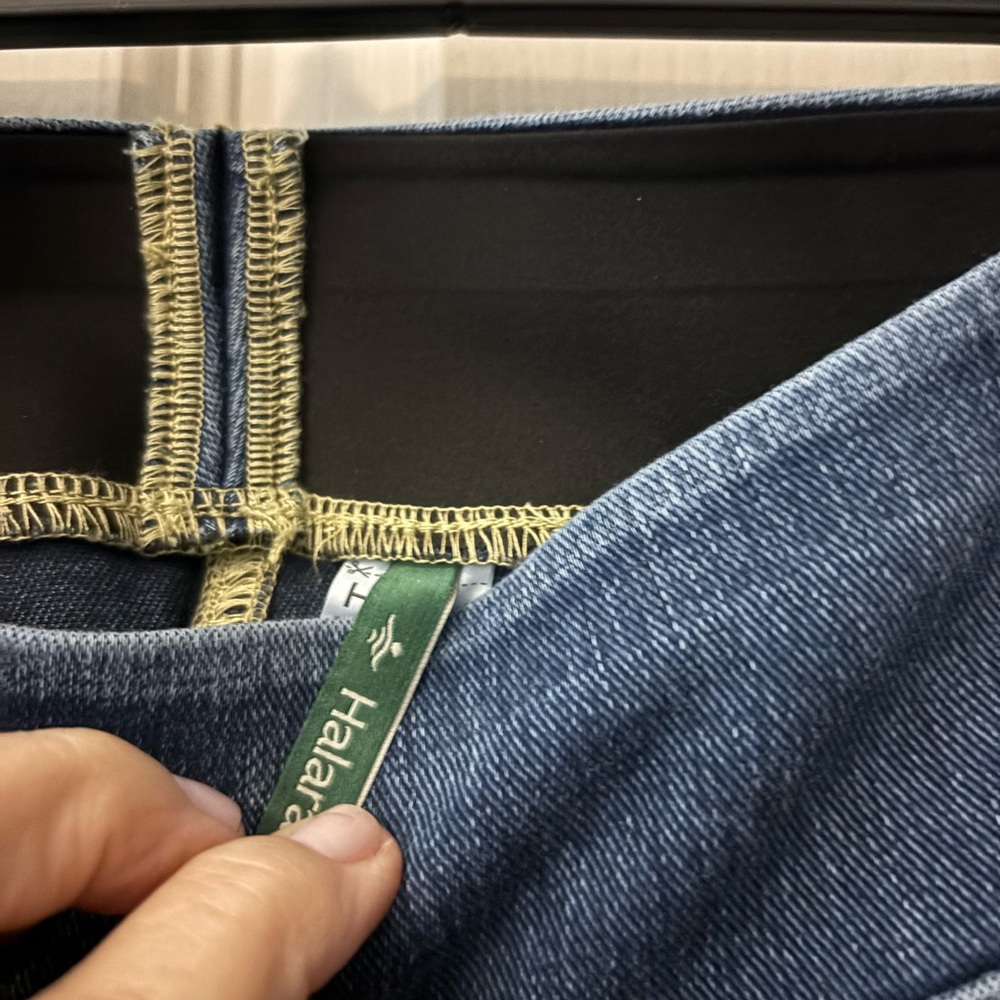 Halara Wide Leg Dark Wash Jeans - Picture 3 of 5